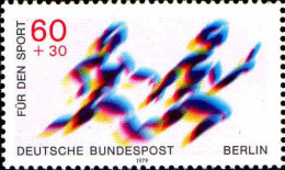 Berlin Poste N** Yv:550 Mi:596 Course De Relais (Thème) - Atletismo