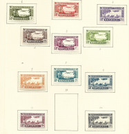 SENEGAL PA N° PA  1/11 AVIONS SURVOLANT DROMADAIRES CHARNIERE PROPRE - Unused Stamps