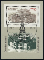 Block 80 Semperoper Dresden 1985, ESSt Berlin - Used Stamps