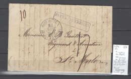 France -Lettre De Montevideo Pour Saint Malo - 1831 - Par Bordeaux - Pays D'Outremer - Maritieme Post