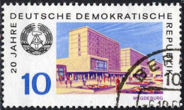 Rda Poste Obl Yv:1202 Mi:1500 Magdeburg (Beau Cachet Rond) - Oblitérés