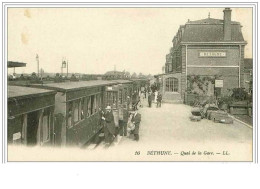 62.BETHUNE.QUAI DE LA GARE.TRAIN - Bethune