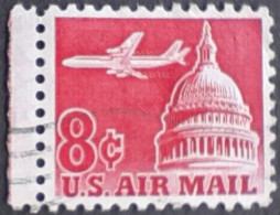 Etats Unis USA 1962 Avion Airplane Capitole Poste Aérienne Airmail Yvert 61 O Used - 3a. 1961-… Usados