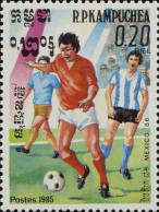 Cambodge Poste N** Yv: 522/528 Coupe Du Monde De Football Mexico 88 - Kampuchea