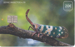 ISN-318 TARJETA DE ESPAÑA DE ISERN DE LA SERIE INSECTOS Nº19 - INSECT - Emissions Basiques