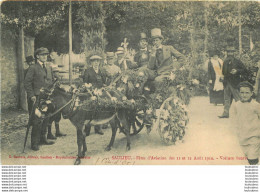 RARE SAULIEU  FETES D'AVIATION AOUT 1912 VOITURE FLEURIE Ref1 - Saulieu