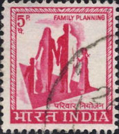 Inde Poste Obl Yv: 224 Mi:435X Family Planning (Beau Cachet Rond) - Usados