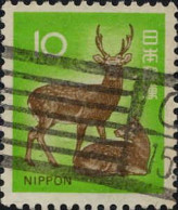 Japon Poste Obl Yv:1033 Mi:1135A Daims Sika (Belle Obl.mécanique) - Gebruikt