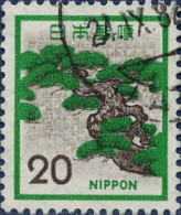 Japon Poste Obl Yv:1034 Mi:1136A Pin Japonais (Beau Cachet Rond) - Alberi