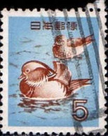 Japon Poste Obl Yv: 566 Mi:643A Canards Mandarins Aix Galericulata (Belle Obl.mécanique) - Canards