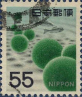 Japon Poste Obl Yv: 576 Mi:653 Plante D'eau Lac Akan Aegagropila Linnaei (cachet Rond) - Agua