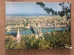 SERRIERES Vue Générale Pont Suspendu Sur Le Rhone - Serrières