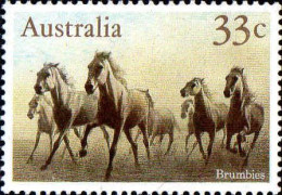 Australie Poste N** Yv: 944/947 Chevaux & Cavaliers (Thème) - Mint Stamps