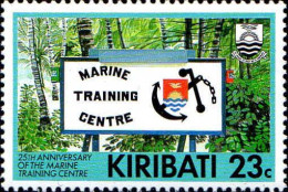 Kiribati Poste N** Yv:262/265 Centre D'entrainement De La Marine - Kiribati (1979-...)