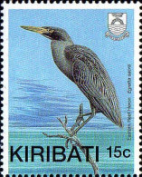 Kiribati Poste N** Yv:195/198 Oiseaux & Leurs Jeunes - Kiribati (1979-...)