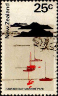 Nle Zelande Poste Obl Yv: 545 Mi:533A Hauraki Gulf Maritime Park (Obl.mécanique) - Used Stamps