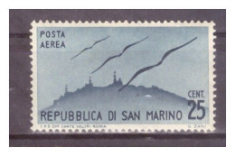 SAN MARINO - 1946 Posta Aerea:  Vedute Cent. 25 TL - Corréo Aéreo