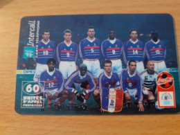 TELECARTE INTERCALL 60 UNITES - EQUIPE DE FRANCE COCA COLA - 1998