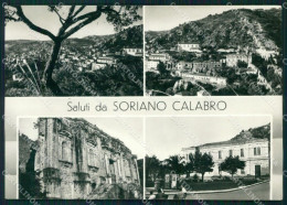 Vibo Valentia Soriano Calabro Saluti Da Foto FG Cartolina KF1883 - Vibo Valentia