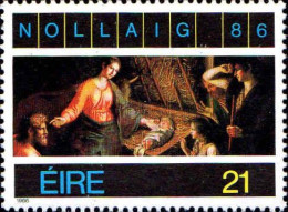 Irlande Poste N** Yv: 614/615 Noël Tableaux - Unused Stamps