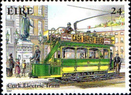 Irlande Poste N** Yv: 618/621 Transports En Irlande 1.Serie Tramways - Unused Stamps