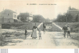 COLOMBES LE PONT DE LA RUE DES LILAS - Colombes