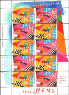 Pays-Bas Poste N** Yv:1430F Mi:1462KB Timbres De Voeux Planche - Neufs