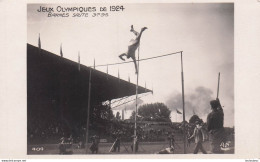 PARIS JO De 1924 BARNES SAUT A LA PERCHE SAUTE 3M95 JEUX OLYMPIQUES Olympic Games 1924 - Olympische Spiele