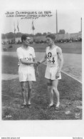 PARIS JO De 1924 LOWE CHAMPION OLYMPIQUE DU 800m PLAT ET MARTIN  JEUX OLYMPIQUES Olympic Games 1924 - Olympic Games