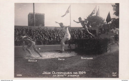 PARIS JO De 1924 LE 3000m STEEPLE  JEUX OLYMPIQUES Olympic Games 1924 - Olympische Spiele