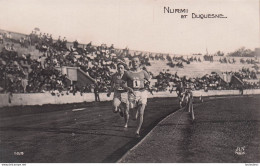 PARIS JO De 1924 NURMI ET DUQUESNE  JEUX OLYMPIQUES Olympic Games 1924 - Olympische Spiele