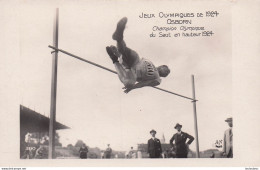 PARIS JO De 1924 OSBORN CHAMPION OLYMPIQUE DU SAUT EN HAUTEUR  JEUX OLYMPIQUES Olympic Games 1924 - Olympic Games