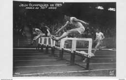 PARIS JO De 1924 FINALE DU 110 METRES HAIES  JEUX OLYMPIQUES Olympic Games 1924 - Olympic Games
