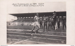 PARIS JO De 1924 NURMI BAT LE RECORD OLYMPIQUE DU 1500m JEUX OLYMPIQUES Olympic Games 1924 - Juegos Olímpicos