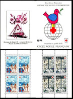 France Carnet N** Yv:2023 Mi:MH1898/9 Croix-Rouge Saisons Eté & Hiver - Clima & Meteorologia