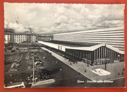 ROMA - Stazione Termini - Piazzale - 1957 (c1280) - Stazione Termini