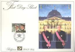 FDS 2003-14bis - 3201 + 3202-3203 - Bloc 105 - Hommage Aux Rois Baudouin Et Albert II - 1999-2010