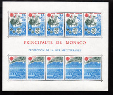Monaco , Bloc N° 34 Protection De La Mer Méditerranée  ** - Blocks & Sheetlets