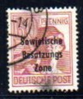 Deutschland/Sowjet. Zone, 1948, Freim. 60Pfg., MiNr.195, Gestempelt (14749W) - Otros & Sin Clasificación