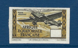 AEF - Poste Aérienne - Variété - YT N° 37 A Et B ** - Neuf Sans Charnière - Non Dentelé Et Sans Valeur - 1943 - Neufs