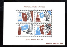 Monaco , Bloc N° 42 Jeux Olympique Seoul 1988 ** - Blocks & Sheetlets
