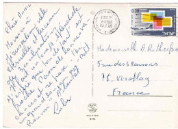 ISRAËL Poste Aérienne N°39 (y&t) - Jérusalem 10 Juillet 1968 Pour Viroflay - CP Jérusalem - Lettres & Documents