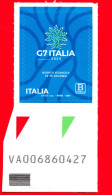 Nuovo - MNH - ITALIA - 2024 - Presidenza Italiana Del G7 – Logo – Borgo Egnazia - B Zona 3 - Alfanumerico - 2021-...:  Nuovi