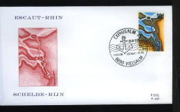 1780 - FDC - Schelde-Rijn - Stempel: Vielsalm - 1971-1980