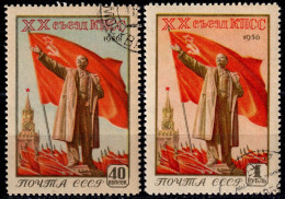 1956 USSR  CCCP  Mi 1805-1806  Used - Gebruikt