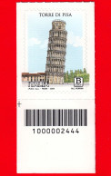 Nuovo - MNH - ITALIA - 2024 - Torre Di Pisa – Campanile - B Zona 1 - Barre 2444 - Bar-code