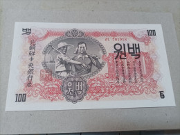 Billete Corea Del Norte, 100 Won, Año 1947, UNC - Corea Del Nord