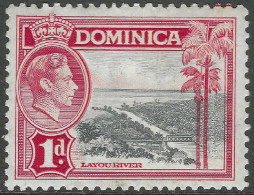 Dominica. 1938-47 KGVI. 1d MH. SG 100. M6140 - Dominica (...-1978)