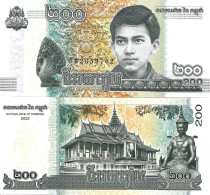 Cambodia 200 Riels 2022 P-65A UNC - Cambodja