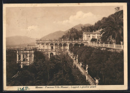 Cartolina Massa, Pensione Villa Massoni, Loggiali E Giardini Pensili  - Massa